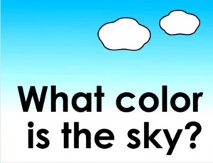 What color is the sky2