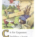 Карточки с английским алфавитом и стишками для детей: C.
