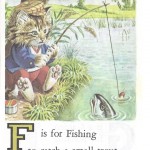 Карточки с английским алфавитом и стишками для детей: F.