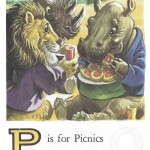 Карточки с английским алфавитом и стишками для детей: P.