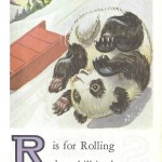 Карточки с английским алфавитом и стишками для детей: R.