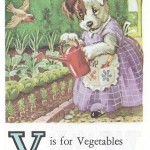 Карточки с английским алфавитом и стишками для детей: V.