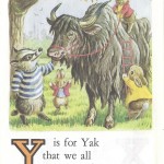 Карточки с английским алфавитом и стишками для детей: Y.