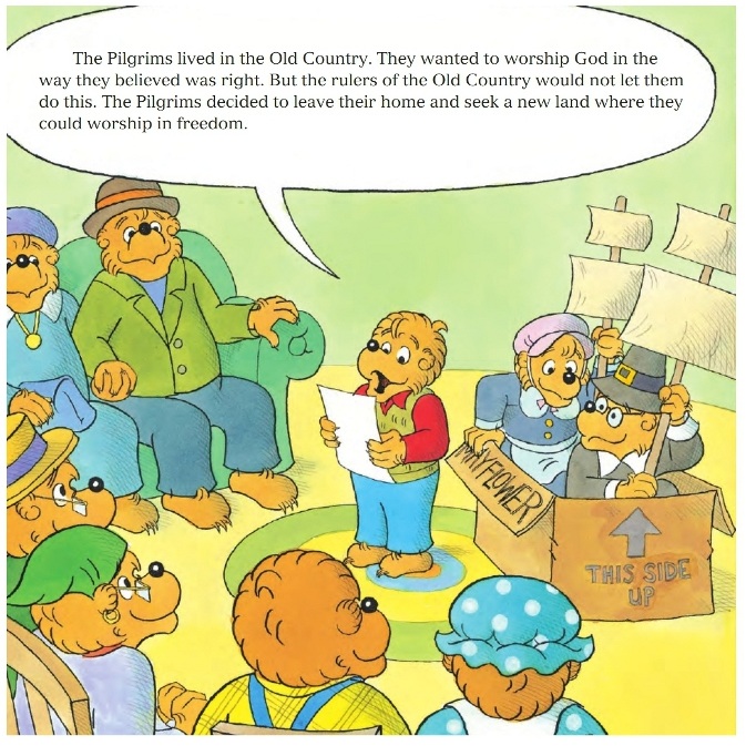 The Pilgrims lived in the Old Country. They wanted...